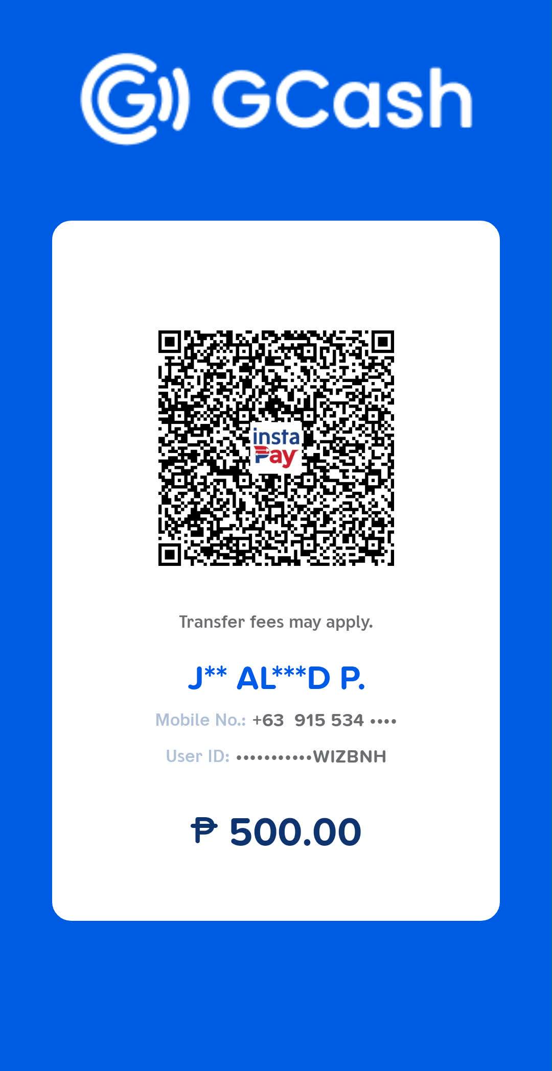 GCash QR Code — scan with GCash app